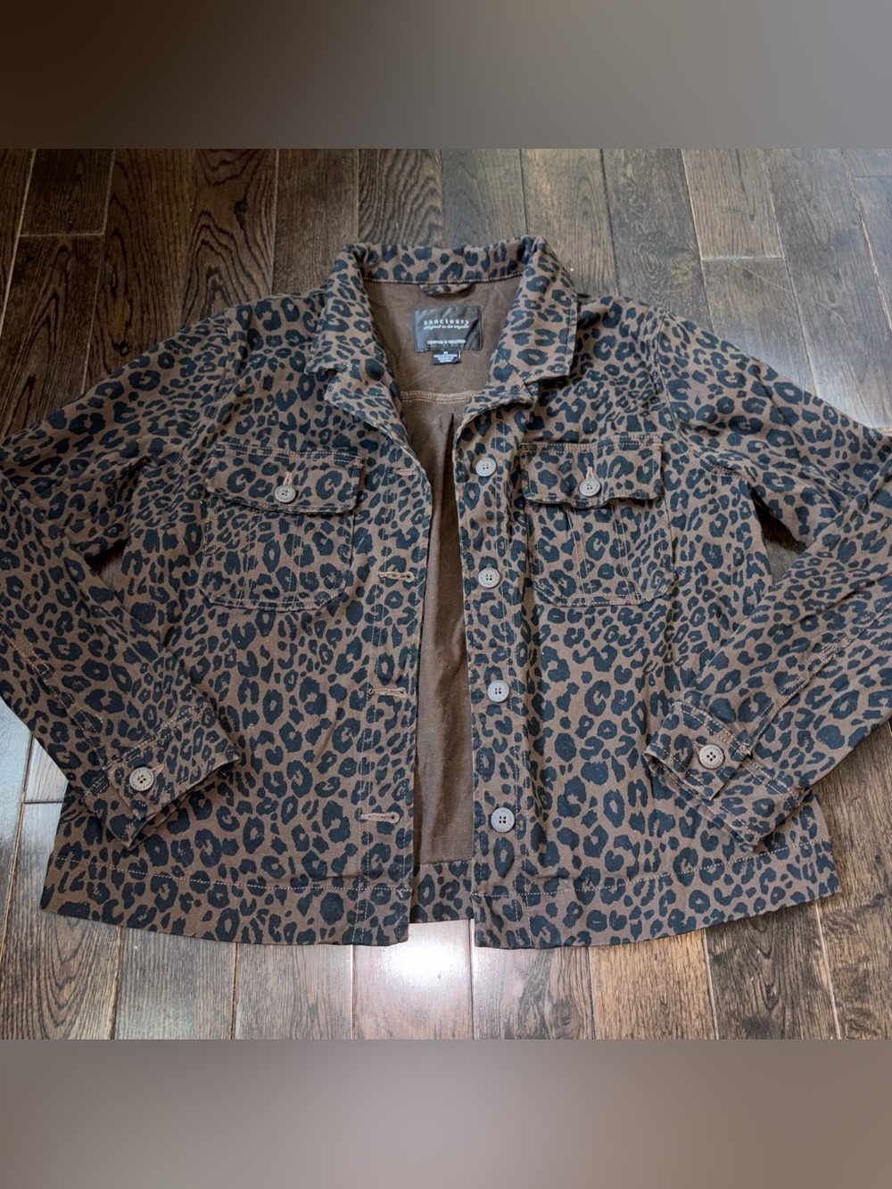 Sanctuary Leopard Print Jacket - Brown & Black